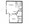 500 sq. ft. A2 floor plan