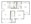 943 sq. ft. Magnolia floor plan