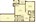 790 sq. ft. Gisborne floor plan