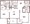 996 sq. ft. Willow Oak floor plan