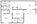 1,129 sq. ft. floor plan