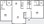 950 sq. ft. 60% floor plan