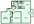 850 sq. ft. floor plan