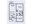 860 sq. ft. B1 floor plan