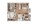1,217 sq. ft. B5 floor plan