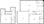 1,116 sq. ft. Mercury floor plan