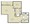 1,149 sq. ft. to 1,152 sq. ft. Radio City floor plan