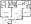 945 sq. ft. floor plan