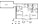 988 sq. ft. 50% floor plan