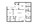 1,373 sq. ft. B4 floor plan