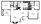 1,020 sq. ft. B5/60% floor plan