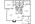 888 sq. ft. B1 floor plan