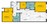 1,085 sq. ft. B3 floor plan