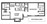 950 sq. ft. B3 floor plan