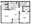 728 sq. ft. Bluebonnet floor plan