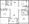 1,150 sq. ft. 60% floor plan