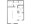 441 sq. ft. floor plan