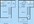795 sq. ft. A5 floor plan