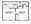 729 sq. ft. A2 floor plan