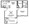 545 sq. ft. C floor plan