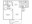 718 sq. ft. B floor plan