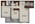 780 sq. ft. Raleigh floor plan
