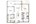 999 sq. ft. B1 floor plan