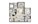 1,088 sq. ft. B1 floor plan