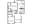 1,005 sq. ft. B3 floor plan