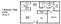798 sq. ft. D floor plan