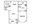 678 sq. ft. A1 II floor plan