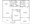 851 sq. ft. E floor plan