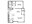 877 sq. ft. C floor plan