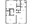 961 sq. ft. B2 floor plan