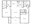 912 sq. ft. B3 floor plan