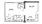 567 sq. ft. A2 floor plan