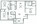 1,174 sq. ft. 60% floor plan