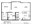 805 sq. ft. A7 floor plan