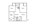 816 sq. ft. floor plan