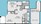 855 sq. ft. A3 floor plan