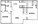 995 sq. ft. floor plan
