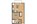 540 sq. ft. Camellia floor plan