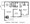 912 sq. ft. A5 floor plan