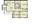 1,128 sq. ft. D floor plan