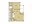 681 sq. ft. A1 floor plan