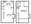 820 sq. ft. 1A floor plan