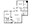 1,256 sq. ft. B3 Ansi floor plan