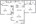 1,054 sq. ft. B2 - PH II floor plan
