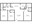 1,300 sq. ft. Tarragona floor plan