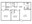 865 sq. ft. B2 floor plan